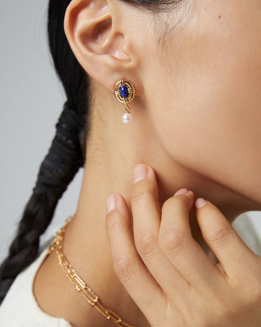 Emma Lapis Lazuli Earrings