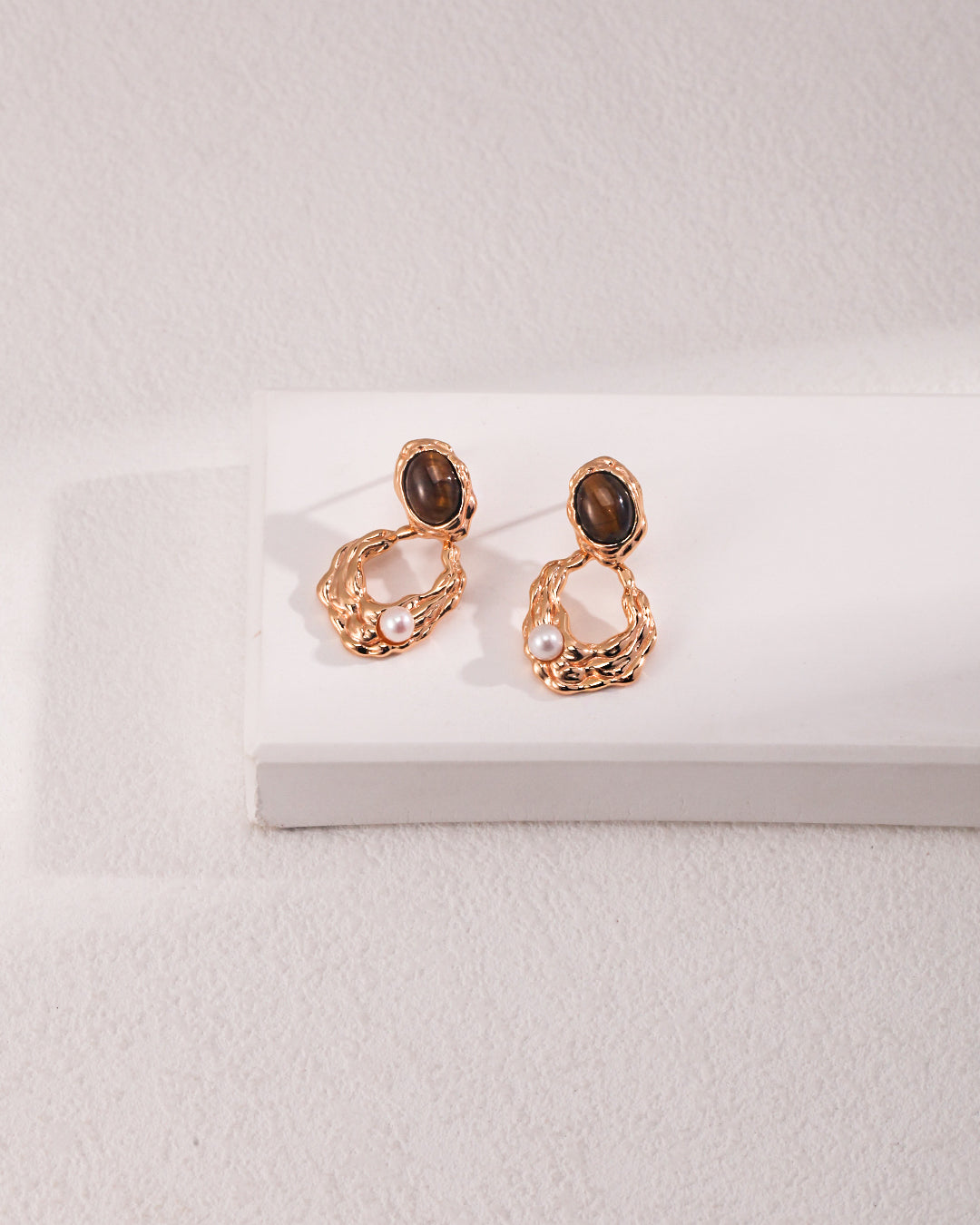 Nora Tiger's Eye Earrings