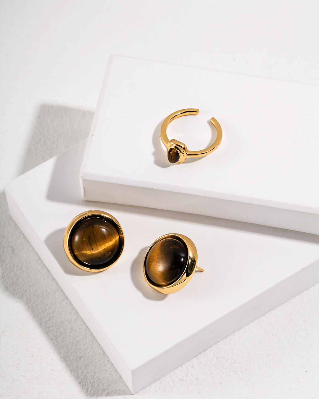 Nova Tiger's Eye Oval Ring