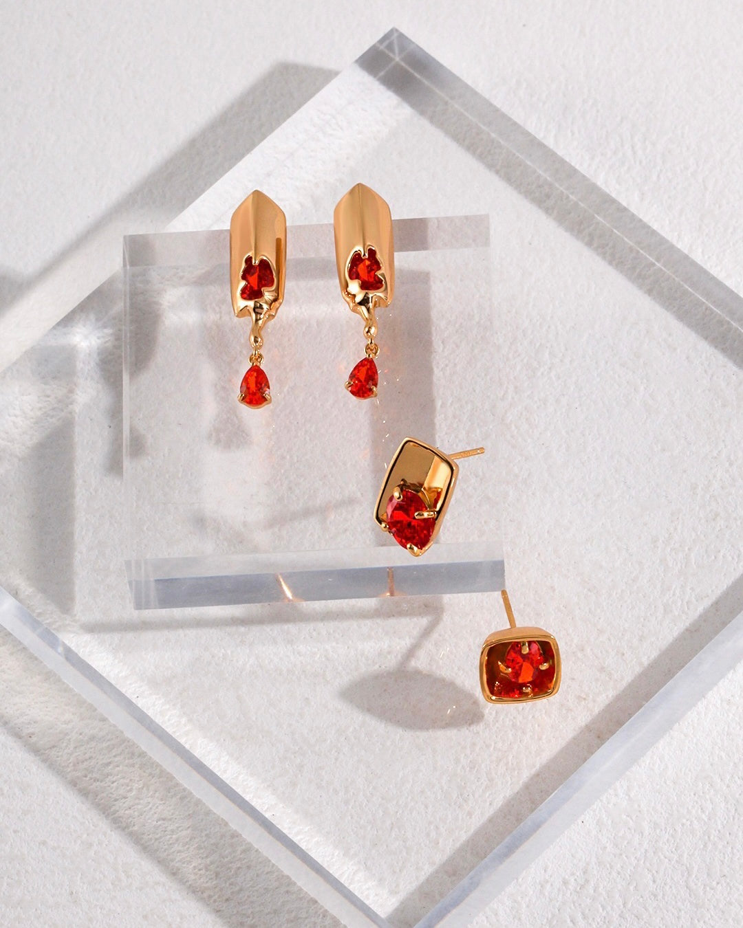 Ruby Earrings